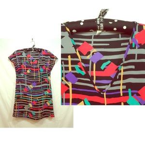 Abstract print tunic/dress - Silence + Noise